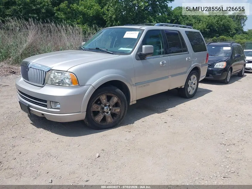 2006 Lincoln Navigator Luxury/Ultimate VIN: 5LMFU28556LJ26655 Lot: 45538371