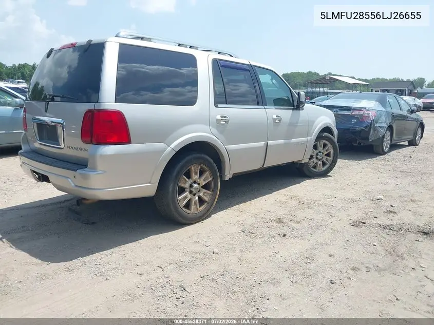 2006 Lincoln Navigator Luxury/Ultimate VIN: 5LMFU28556LJ26655 Lot: 45538371