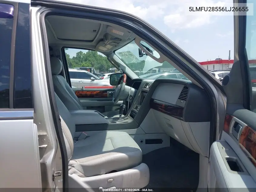 2006 Lincoln Navigator Luxury/Ultimate VIN: 5LMFU28556LJ26655 Lot: 45538371
