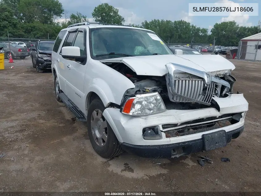2006 Lincoln Navigator Luxury/Ultimate VIN: 5LMFU28576LJ18606 Lot: 45643020