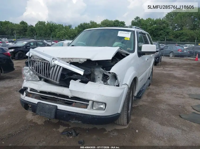 2006 Lincoln Navigator Luxury/Ultimate VIN: 5LMFU28576LJ18606 Lot: 45643020