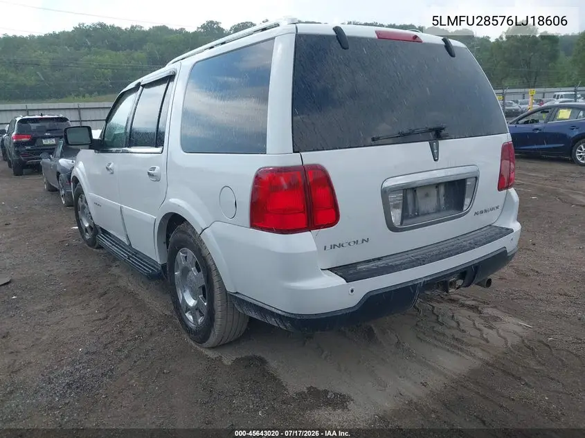 2006 Lincoln Navigator Luxury/Ultimate VIN: 5LMFU28576LJ18606 Lot: 45643020