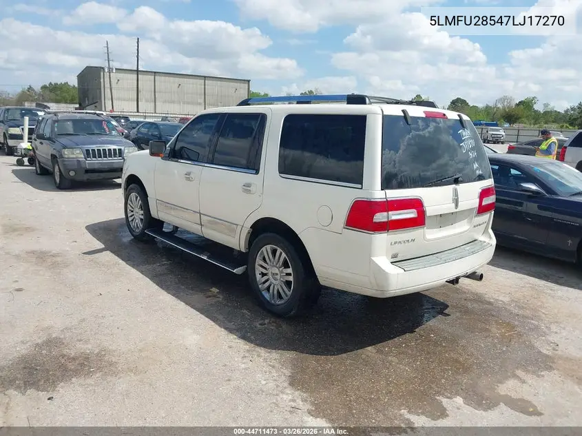 5LMFU28547LJ17270 2007 Lincoln Navigator Ultimate