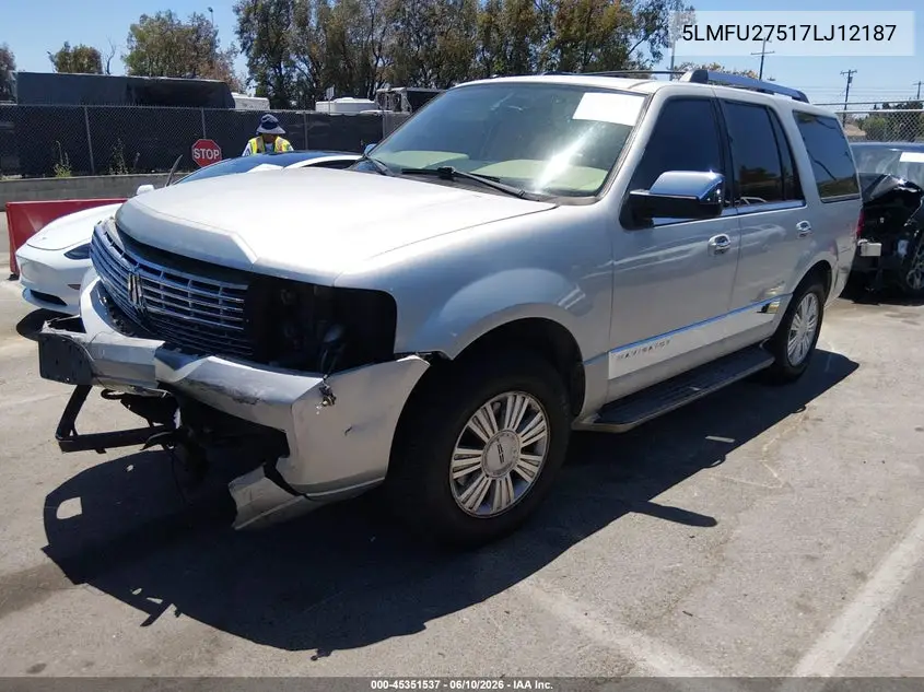 2007 Lincoln Navigator Ultimate VIN: 5LMFU27517LJ12187 Lot: 45351537