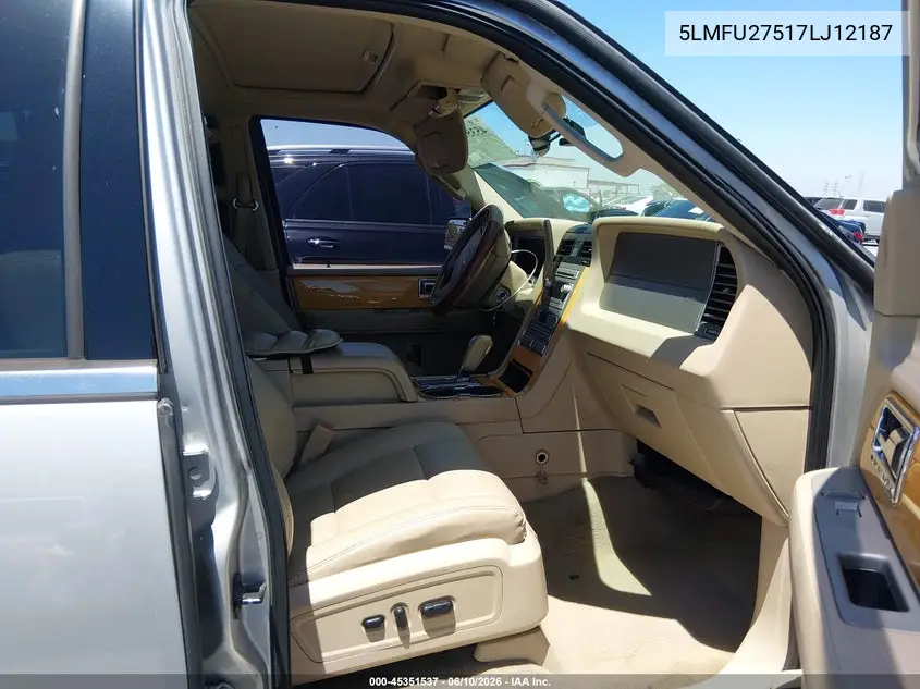 2007 Lincoln Navigator Ultimate VIN: 5LMFU27517LJ12187 Lot: 45351537