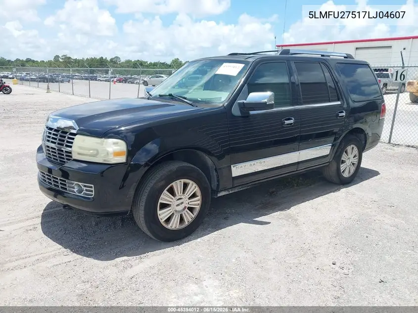 2007 Lincoln Navigator Ultimate VIN: 5LMFU27517LJ04607 Lot: 45394012