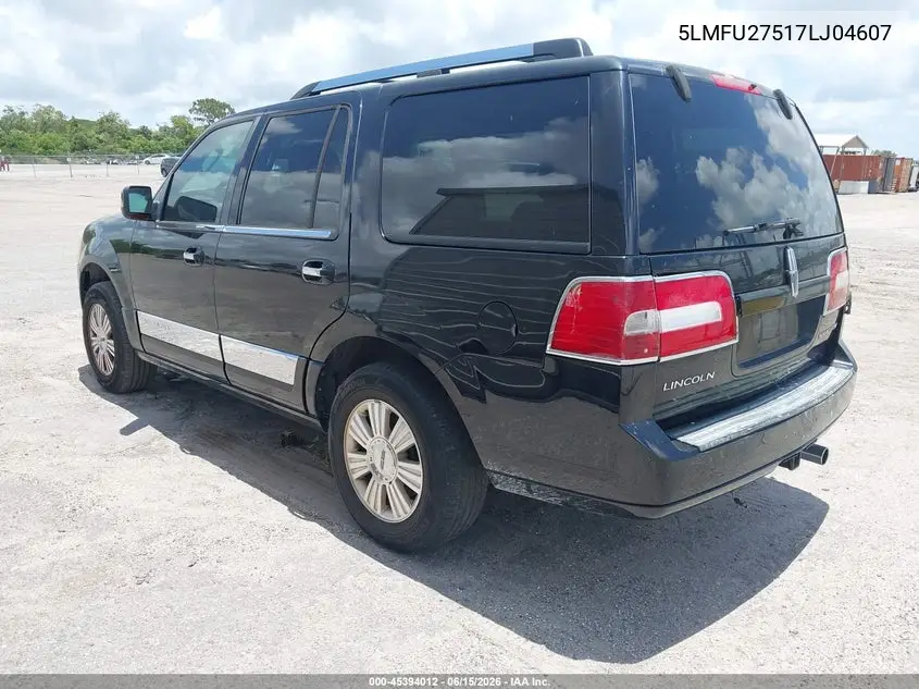 2007 Lincoln Navigator Ultimate VIN: 5LMFU27517LJ04607 Lot: 45394012