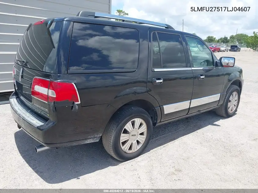 2007 Lincoln Navigator Ultimate VIN: 5LMFU27517LJ04607 Lot: 45394012