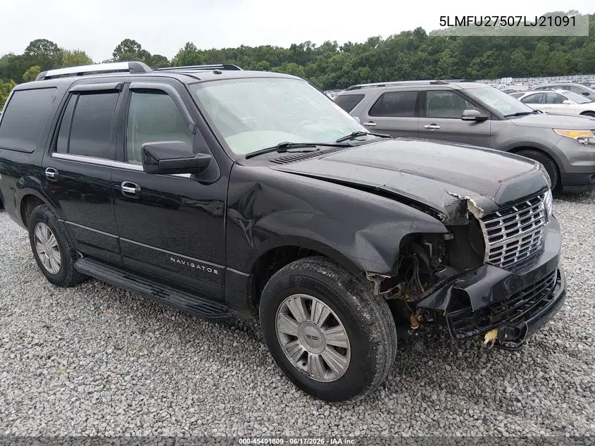 2007 Lincoln Navigator Ultimate VIN: 5LMFU27507LJ21091 Lot: 45401809