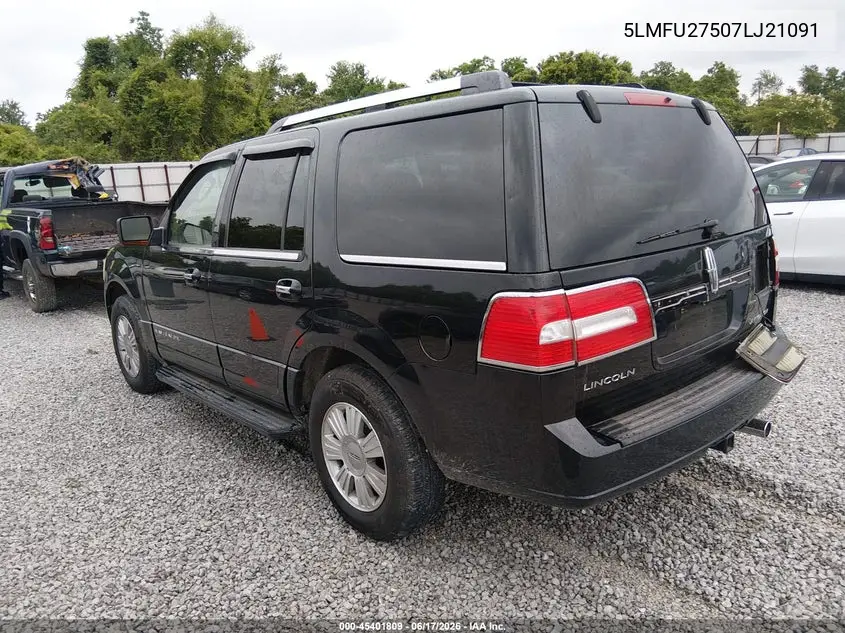 2007 Lincoln Navigator Ultimate VIN: 5LMFU27507LJ21091 Lot: 45401809