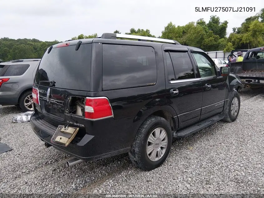 2007 Lincoln Navigator Ultimate VIN: 5LMFU27507LJ21091 Lot: 45401809