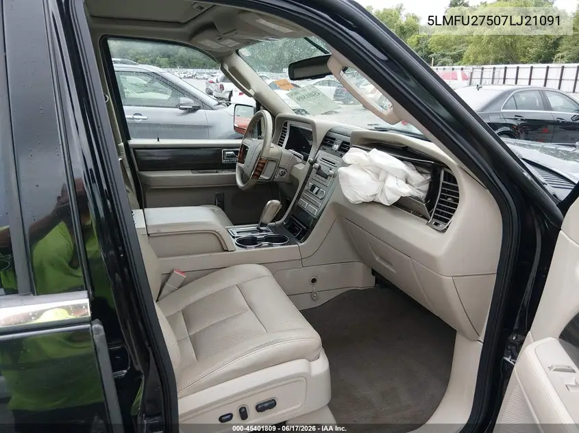 2007 Lincoln Navigator Ultimate VIN: 5LMFU27507LJ21091 Lot: 45401809