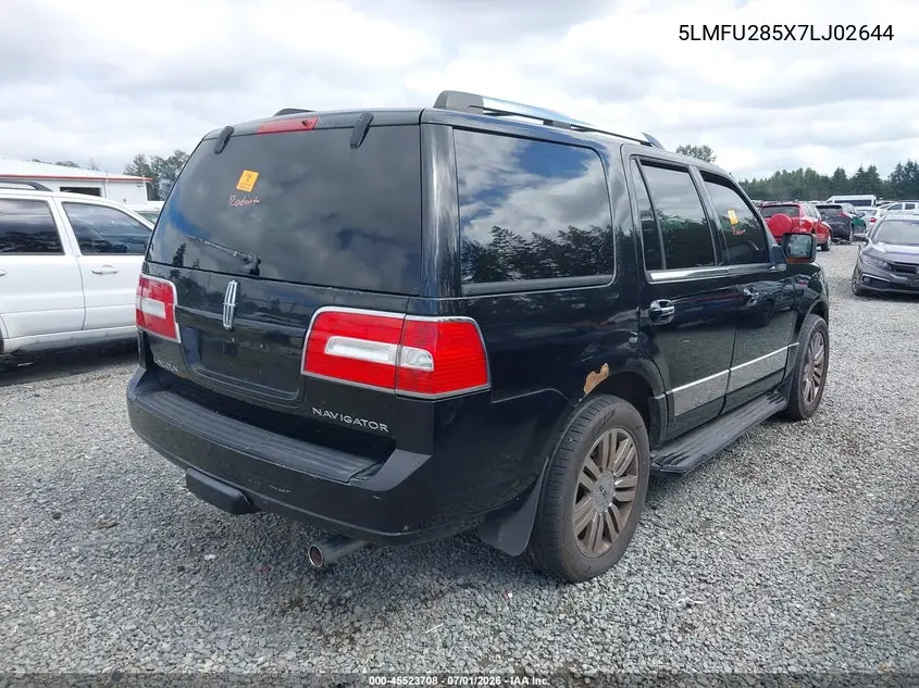 2007 Lincoln Navigator Ultimate VIN: 5LMFU285X7LJ02644 Lot: 45523708