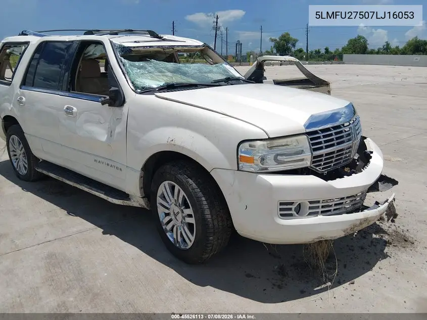 2007 Lincoln Navigator Ultimate VIN: 5LMFU27507LJ16053 Lot: 45526113