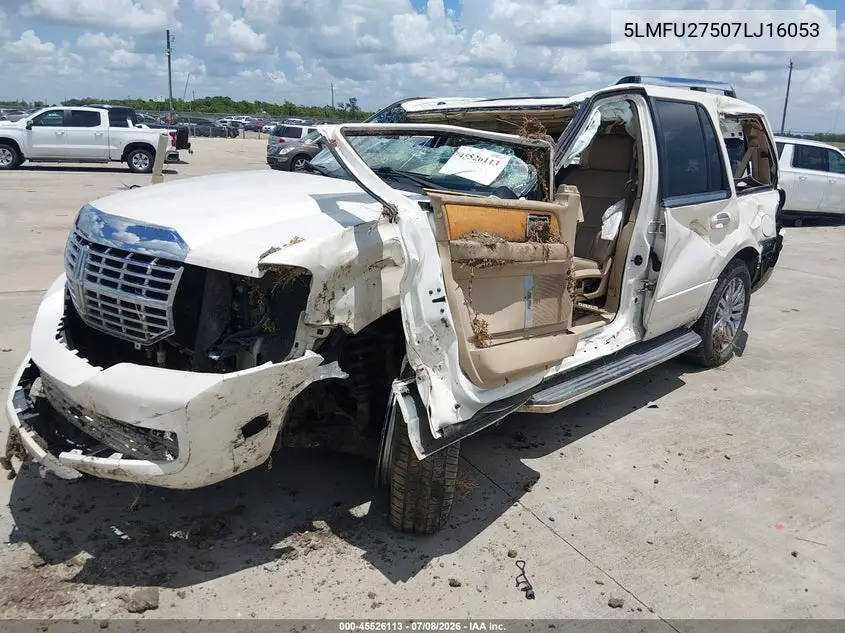 2007 Lincoln Navigator Ultimate VIN: 5LMFU27507LJ16053 Lot: 45526113