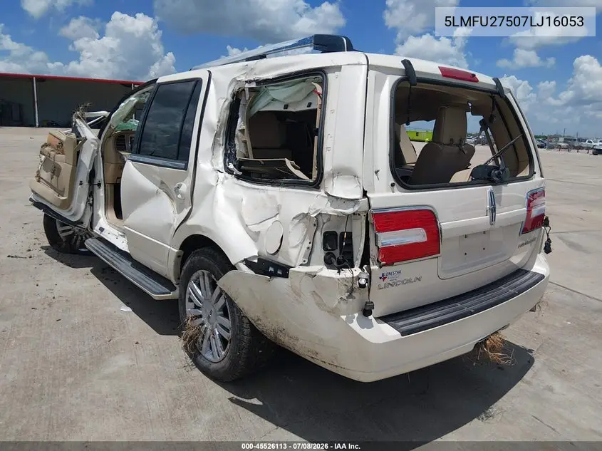 2007 Lincoln Navigator Ultimate VIN: 5LMFU27507LJ16053 Lot: 45526113