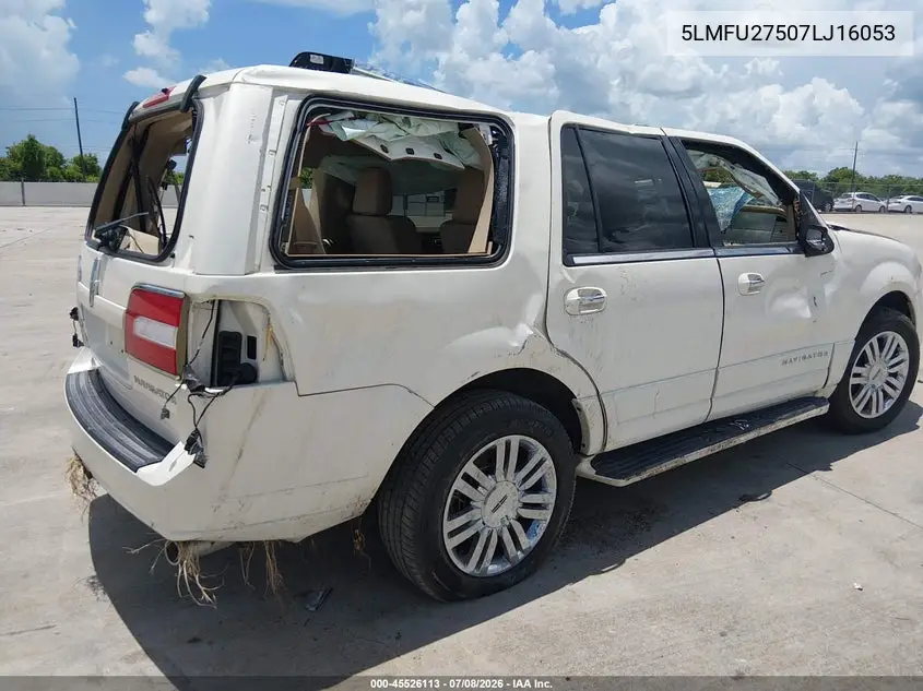 2007 Lincoln Navigator Ultimate VIN: 5LMFU27507LJ16053 Lot: 45526113