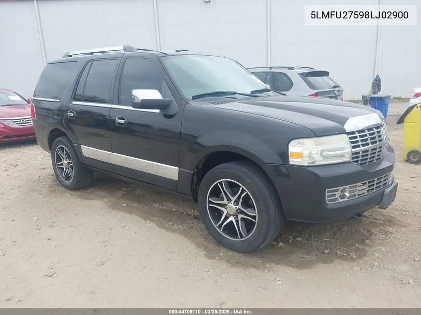 5LMFU27598LJ02900 2008 Lincoln Navigator