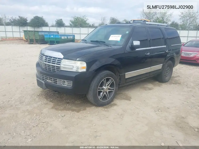 5LMFU27598LJ02900 2008 Lincoln Navigator