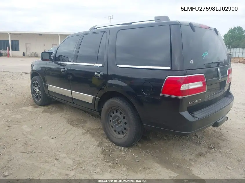 5LMFU27598LJ02900 2008 Lincoln Navigator