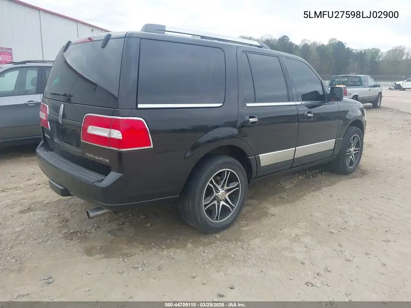 5LMFU27598LJ02900 2008 Lincoln Navigator