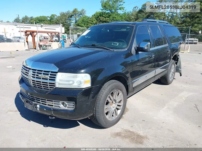 2008 Lincoln Navigator L VIN: 5LMFL28538LJ04319 Lot: 45305300
