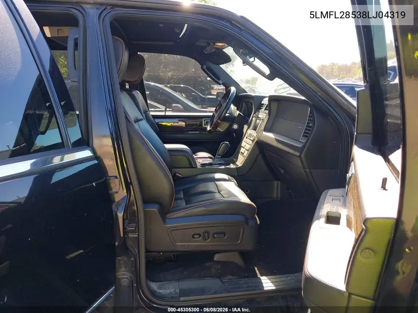 2008 Lincoln Navigator L VIN: 5LMFL28538LJ04319 Lot: 45305300