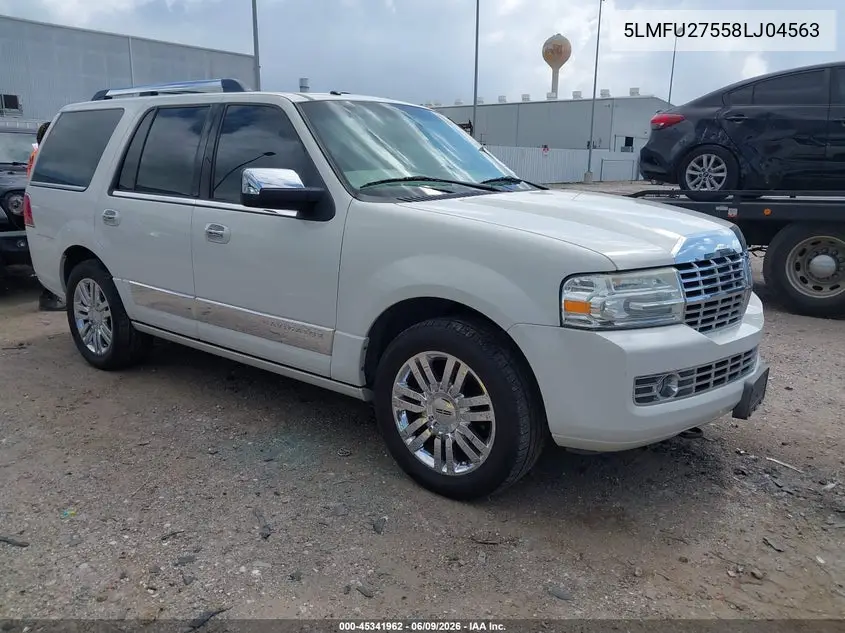 2008 Lincoln Navigator VIN: 5LMFU27558LJ04563 Lot: 45341962