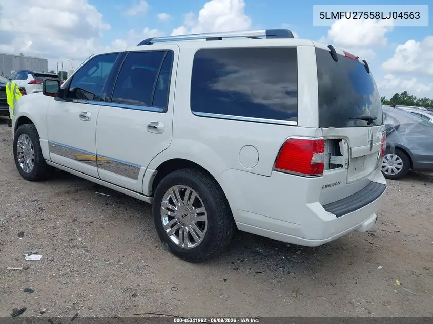 2008 Lincoln Navigator VIN: 5LMFU27558LJ04563 Lot: 45341962