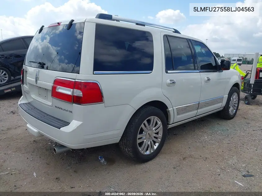 2008 Lincoln Navigator VIN: 5LMFU27558LJ04563 Lot: 45341962