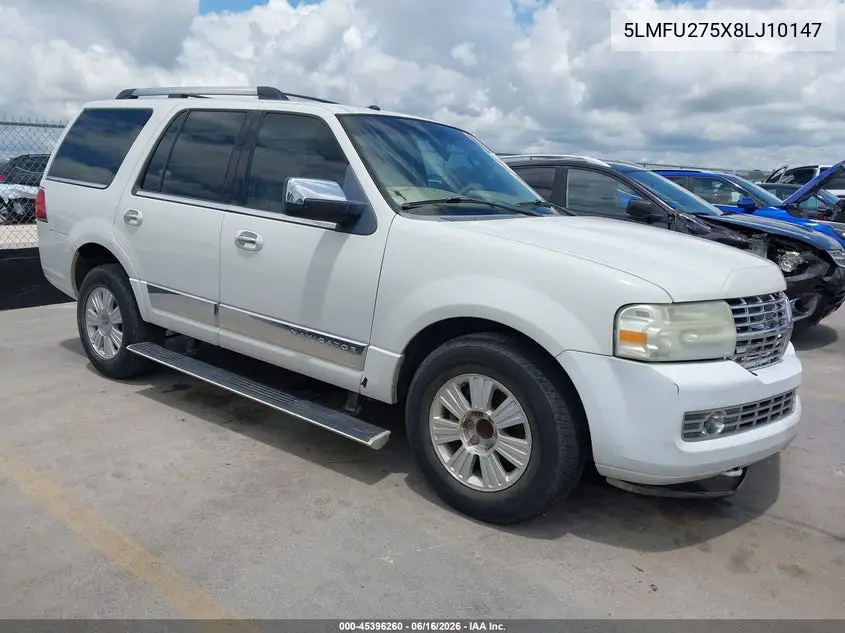 2008 Lincoln Navigator VIN: 5LMFU275X8LJ10147 Lot: 45396260