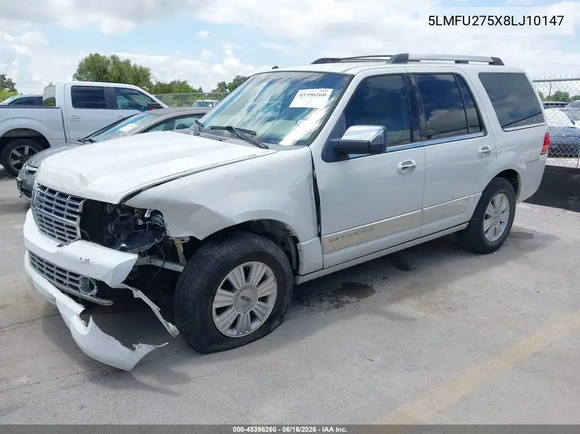 2008 Lincoln Navigator VIN: 5LMFU275X8LJ10147 Lot: 45396260