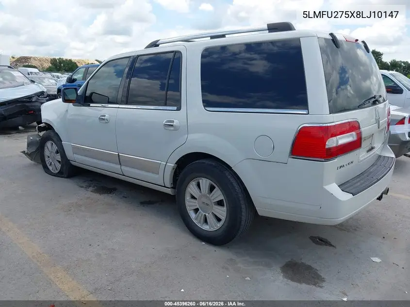 2008 Lincoln Navigator VIN: 5LMFU275X8LJ10147 Lot: 45396260
