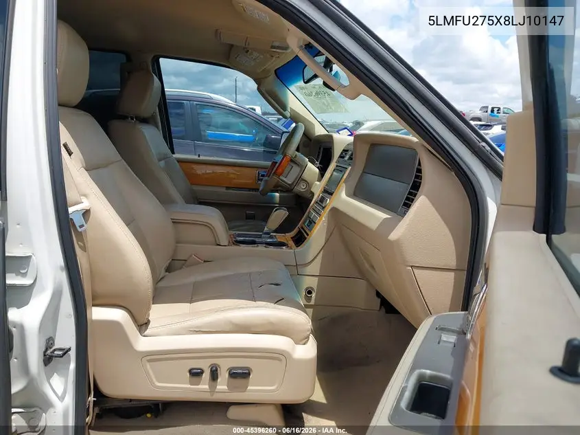 2008 Lincoln Navigator VIN: 5LMFU275X8LJ10147 Lot: 45396260