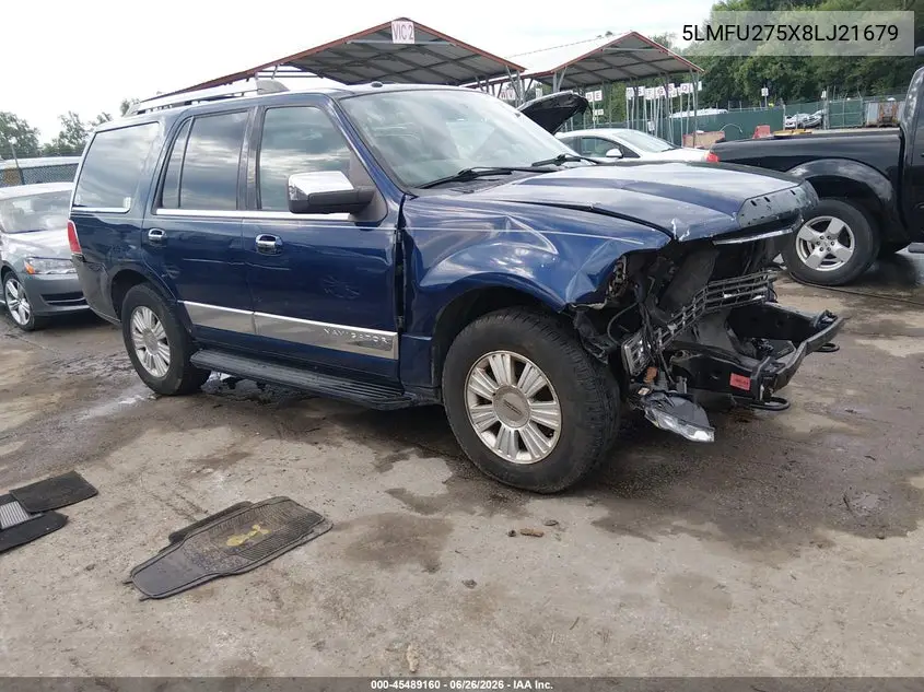2008 Lincoln Navigator VIN: 5LMFU275X8LJ21679 Lot: 45489160