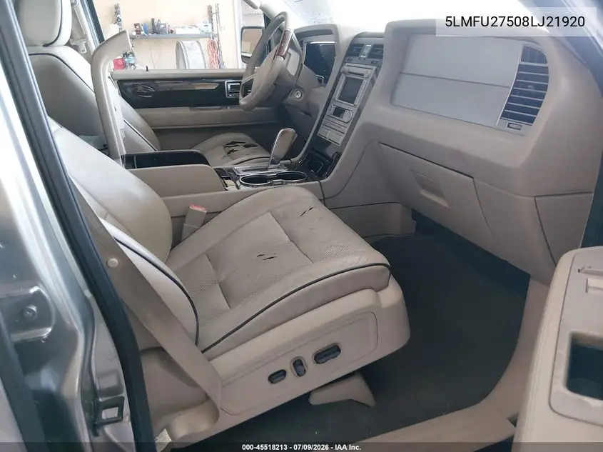 2008 Lincoln Navigator VIN: 5LMFU27508LJ21920 Lot: 45518213