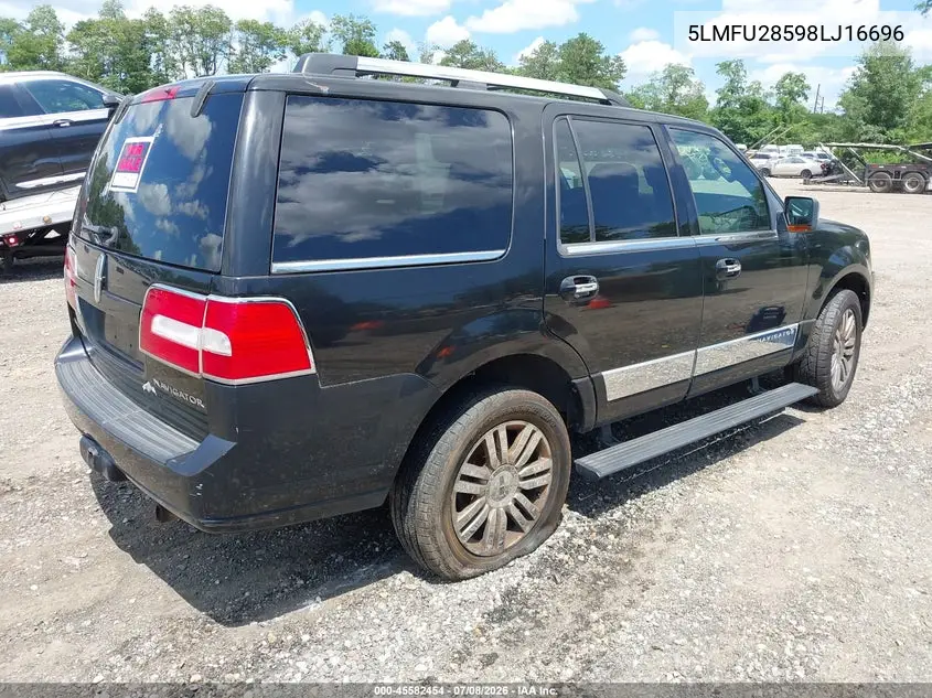 2008 Lincoln Navigator VIN: 5LMFU28598LJ16696 Lot: 45582454