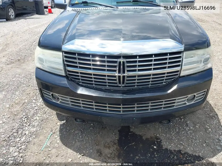 2008 Lincoln Navigator VIN: 5LMFU28598LJ16696 Lot: 45582454