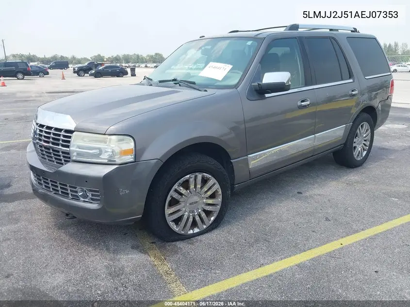 2010 Lincoln Navigator VIN: 5LMJJ2J51AEJ07353 Lot: 45404171