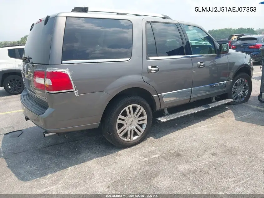 2010 Lincoln Navigator VIN: 5LMJJ2J51AEJ07353 Lot: 45404171