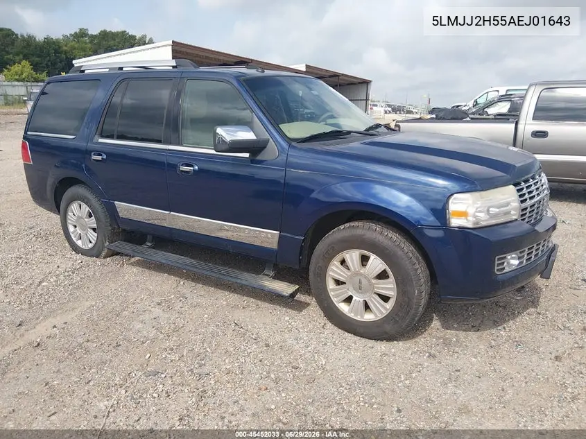 2010 Lincoln Navigator VIN: 5LMJJ2H55AEJ01643 Lot: 45452033