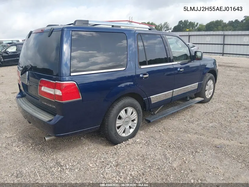 2010 Lincoln Navigator VIN: 5LMJJ2H55AEJ01643 Lot: 45452033