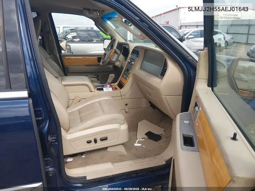 2010 Lincoln Navigator VIN: 5LMJJ2H55AEJ01643 Lot: 45452033
