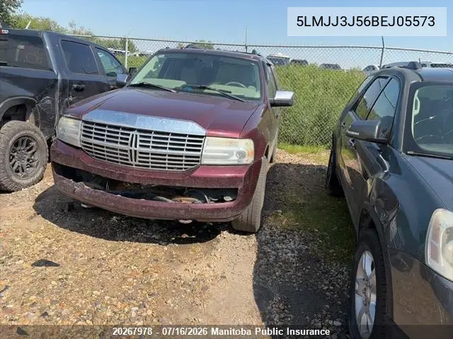 2011 Lincoln Navigator L VIN: 5LMJJ3J56BEJ05573 Lot: 20267978