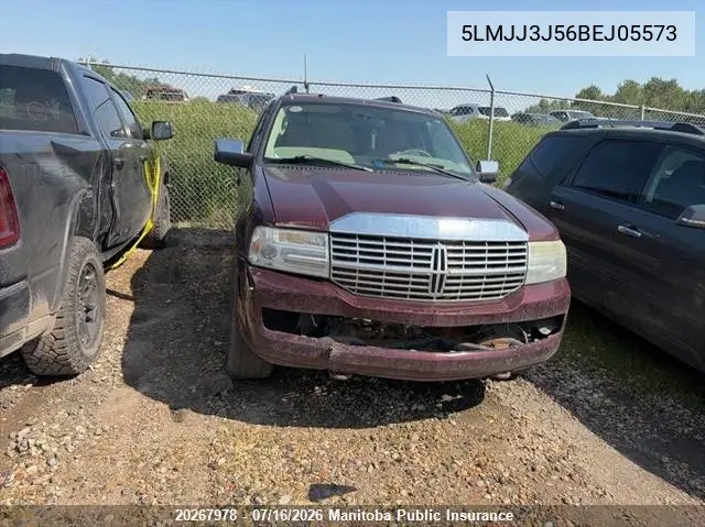 2011 Lincoln Navigator L VIN: 5LMJJ3J56BEJ05573 Lot: 20267978