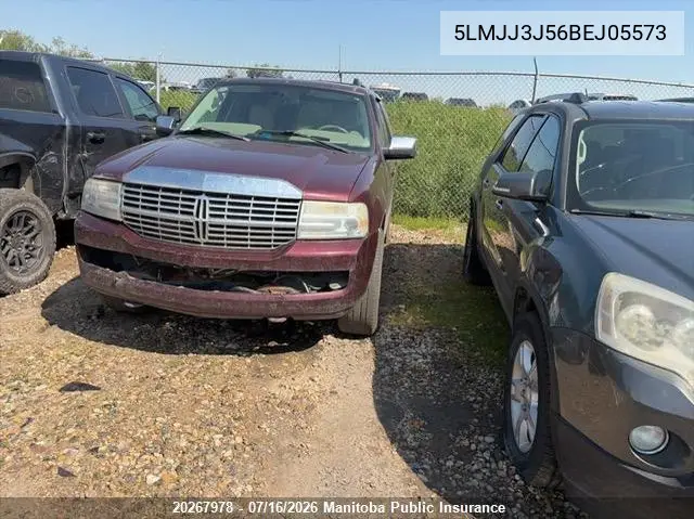 2011 Lincoln Navigator L VIN: 5LMJJ3J56BEJ05573 Lot: 20267978