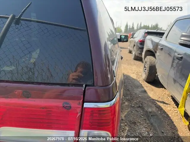 2011 Lincoln Navigator L VIN: 5LMJJ3J56BEJ05573 Lot: 20267978