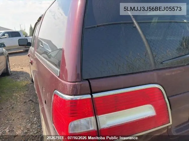2011 Lincoln Navigator L VIN: 5LMJJ3J56BEJ05573 Lot: 20267978