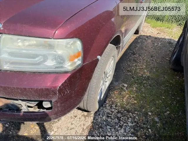 2011 Lincoln Navigator L VIN: 5LMJJ3J56BEJ05573 Lot: 20267978