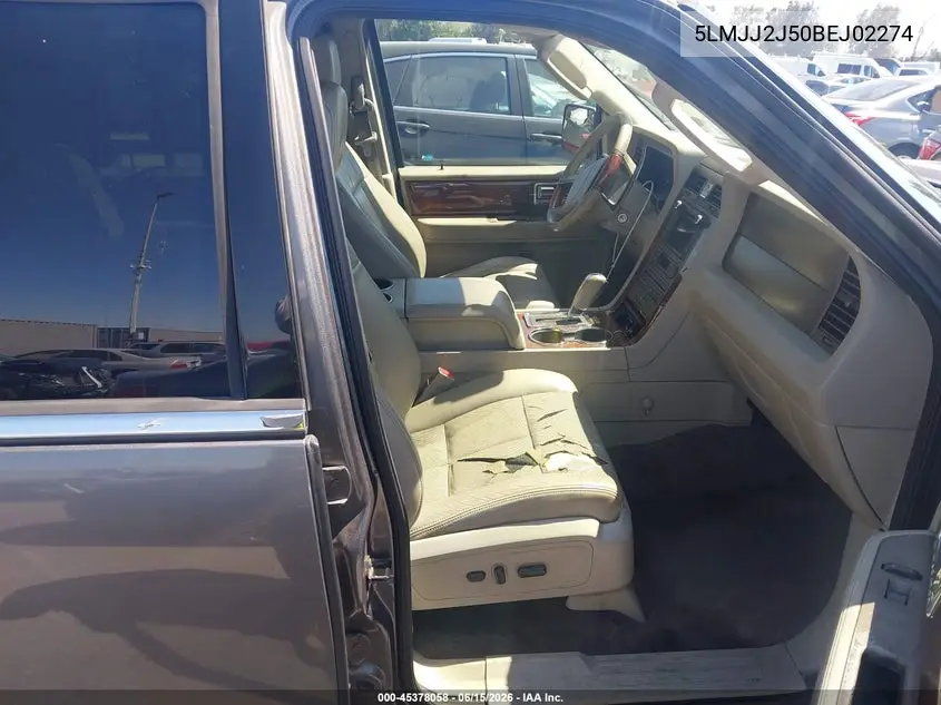 2011 Lincoln Navigator VIN: 5LMJJ2J50BEJ02274 Lot: 45378058
